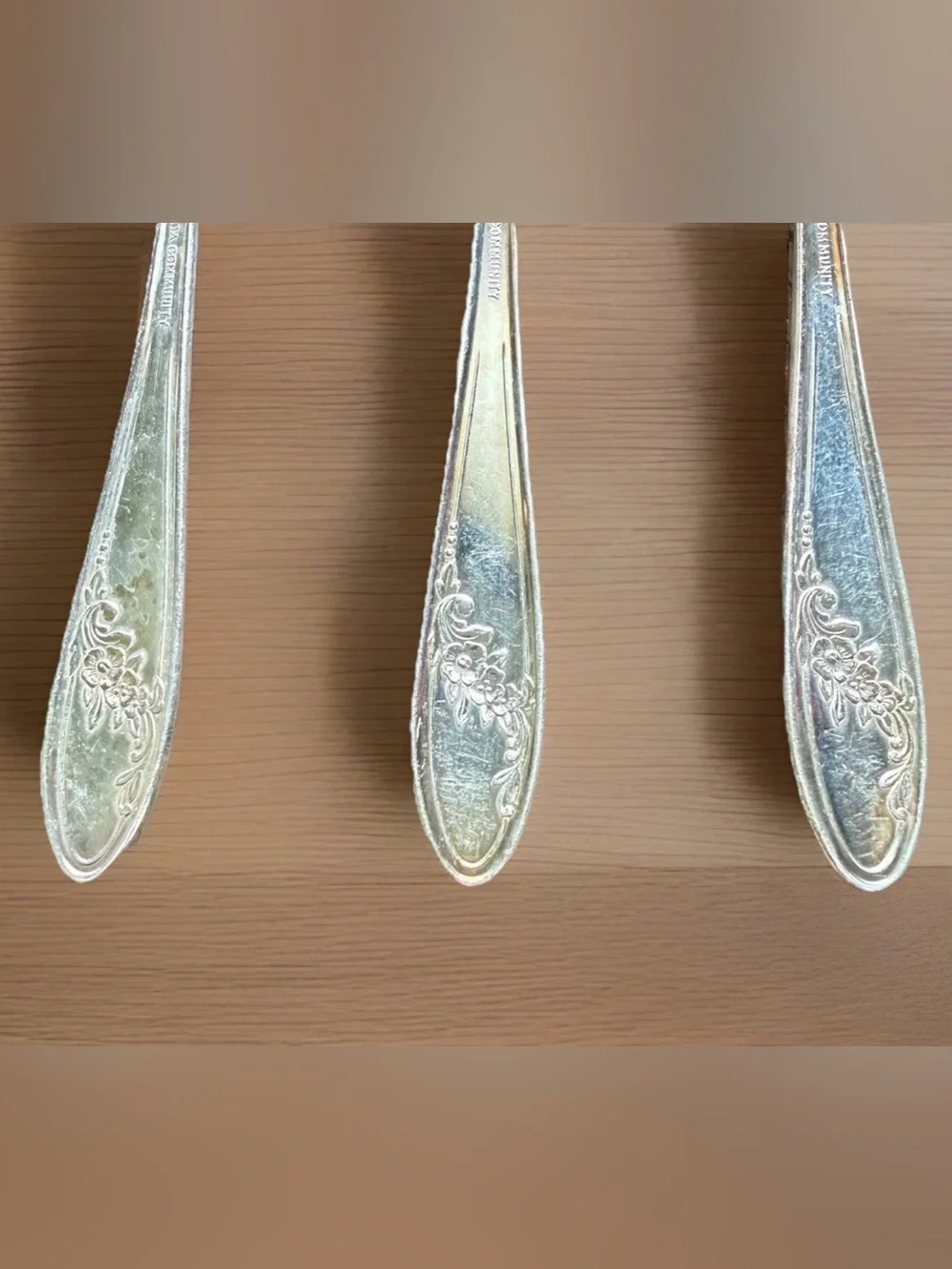 Oneida Vintage Set Of 7 Tudor‎ Plate Community Queen Bess II Teaspoons 6”